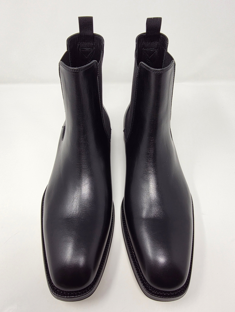 ❌️SOLD❌️ Alexander McQueen 43 9.5 10 Black Ankle Chelsea Dress Boots Slip $1190 - Picture 9 of 14